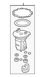 17048TVAA02 - Air &amp; Fuel Delivery: Fuel Pump Filter for Honda Image