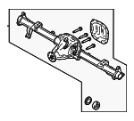 ML3Z4010E - Universals &amp; Rear Axle: Axle Housing for Ford: F-150 Image