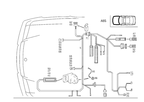 Abs, Asd and Electronic Traction System (Ets) for 1997 Mercedes-Benz C280 #1