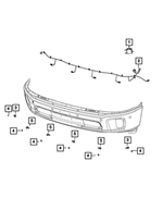 68377332AD - Electrical: Front Fascia Wiring for Ram: 2500, 3500 Image