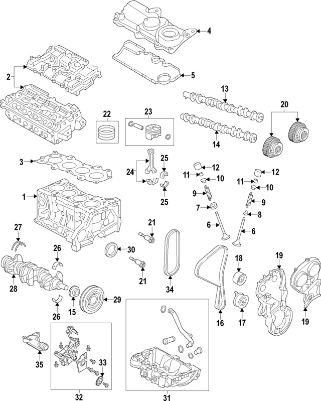 1298624 - Engine: Engine Camshaft Follower for Volvo Image
