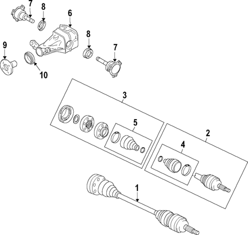 Drive Axles for 2016 Porsche Panamera #0