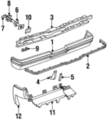 559458 - Body: Face Bar for Buick: Riviera | Oldsmobile: Toronado Image