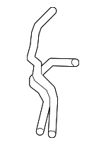 KM6881 - Cooling System: Motorcraftâ„¢ Engine Coolant Pipe for Ford: Explorer, Police Interceptor Utility | Lincoln: Aviator Image