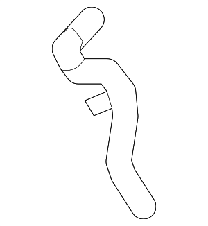 L1MZ8C289L - Belts &amp; Cooling: Engine Coolant Overflow Hose for Ford Image