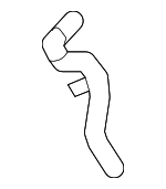 KM7385 - Belts &amp; Cooling: Motorcraftâ„¢ Engine Coolant Overflow Hose for Ford: Explorer, Police Interceptor Utility Image