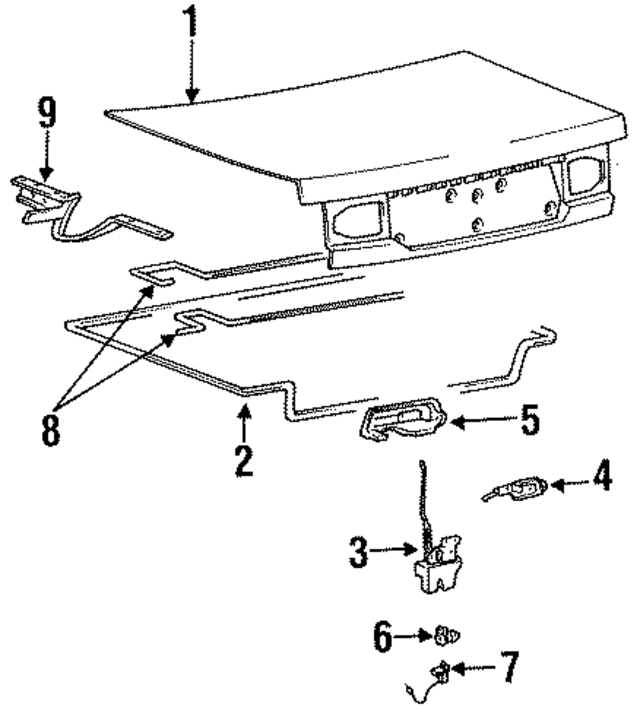 9579033050 - : Trunk Lock Actuator Motor for Hyundai Image