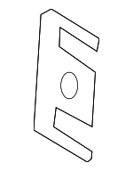 9159878 - Body: Lower Hinge Shim for Volvo Image