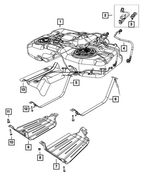 Fuel Tank for 2013 Jeep Compass #0