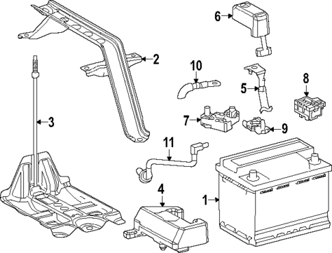 Battery for 2025 Toyota Grand Highlander #2