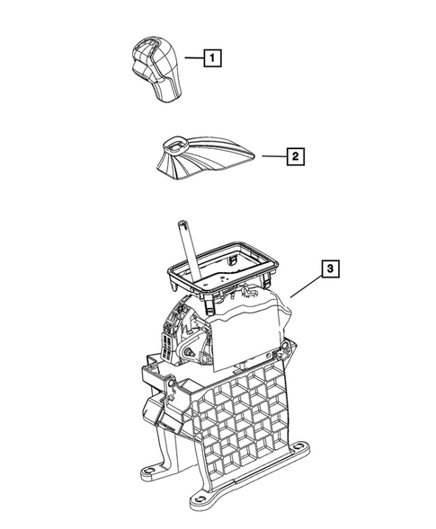 Gearshift Controls and Related Parts for 2025 Jeep Compass #1