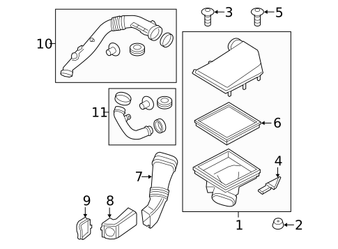 Air Intake for 2013 BMW 740i #0