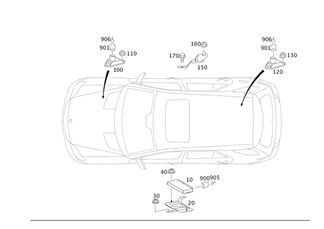 9904037 - Electrical Equipment and Instruments: Hexagon Nut for Mercedes-Benz Image image