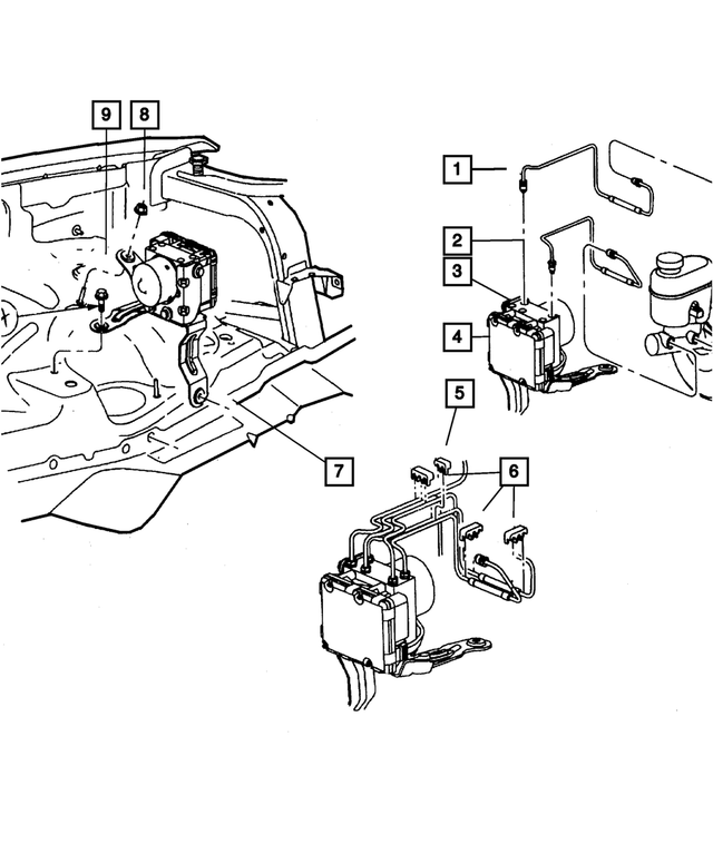 5011259AA - Service Brakes: Anti-lock Brake Control Unit for Mopar Image