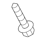 9015960498 - Body: Molding Assembly Screw for Lexus: ES300h, ES350, GS F, GS Turbo, GS200t, GS300, GS350, GS430, GS450h, GS460, IS F, IS200t, IS250, IS300, IS350, LS430, LS460, LS600h, RC F, RC200t, RC300, RC350, RX350, RX350L, RX450h, RX450hL Image