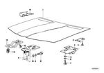 7119932073 - Bodywork: Spring Washer Black for BMW Image