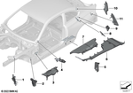 41007498290 - Bodywork: Shap.Part, Carr.Supp.Inner W.Arch, Fr.Ri for BMW Image