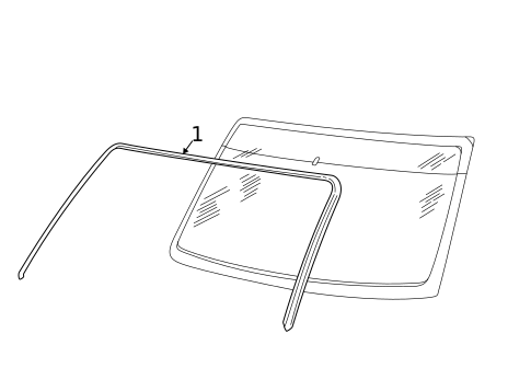 Reveal Moldings for 2007 Mercury Mountaineer #0