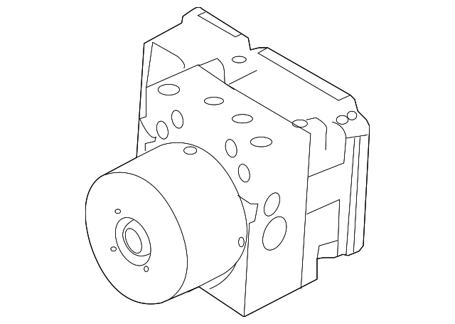 BBY7437AZD - 2010-2011 Mazda 3 ABS Hydraulic Modulator Valve