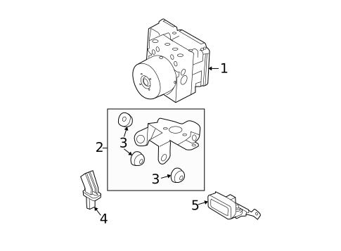 ABS Components for 2012 Mazda 3 #0