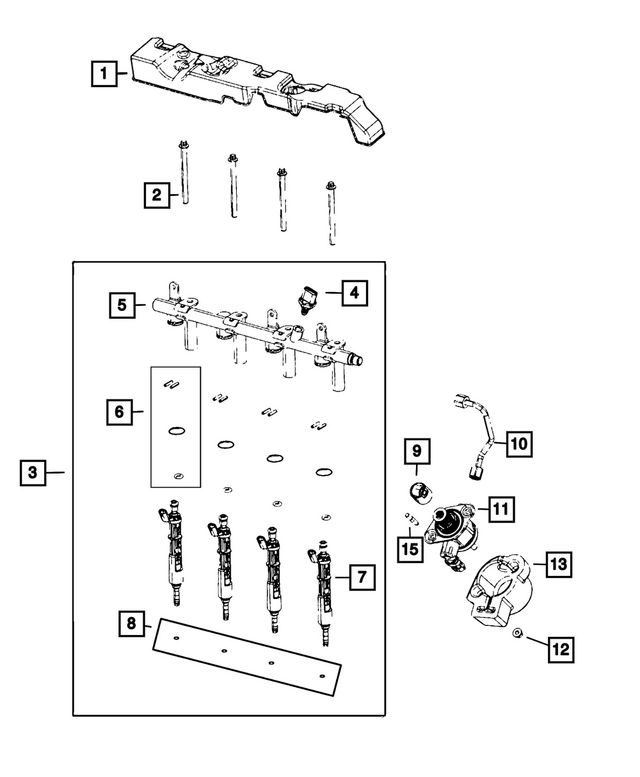 6511832AA - Fuel and Accelerator Pedal: 6 Lobe External Head Bolt for Mopar Image image