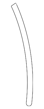 96541643 - Body: Handle, Outside Rod for Chevrolet: Aveo, Aveo5 | Pontiac: G3 Image