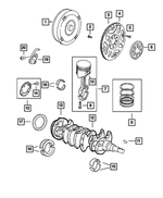5062017AC - : Flywheel for Mopar Image
