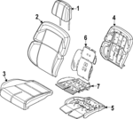 R2TZ58611A08AN - : Headrest for Lincoln: Nautilus Image