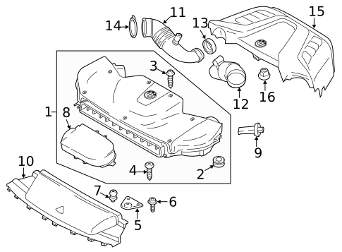Air Intake for 2015 BMW X5 #0