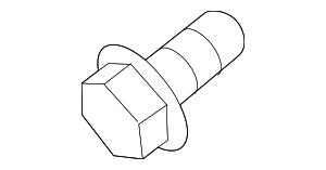 65698EQ30A - Body: Hood Latch Support Bolt for Nissan Image