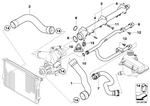 11537831026 - Engine: Water Hose for BMW Image