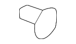 1491005000 - Body: Interior Door Handle Grommet for Hyundai Image