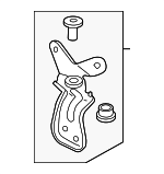 4KE820905L - HVAC: Upper Bracket for Audi: e-tron Quattro, e-tron S, e-tron S Sportback, e-tron Sportback, Q8 e-tron, Q8 e-tron Sportback, SQ8 e-tron, SQ8 e-tron Sportback Image