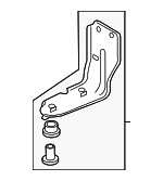 4KE820905N - HVAC: Lower Bracket for Audi: e-tron Quattro, e-tron S, e-tron S Sportback, e-tron Sportback, Q8 e-tron, Q8 e-tron Sportback, SQ8 e-tron, SQ8 e-tron Sportback Image
