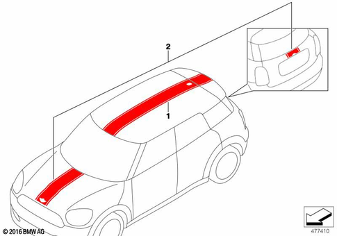 Exterior Trim Components for 2017 Mini Cooper SE ALL4 #7