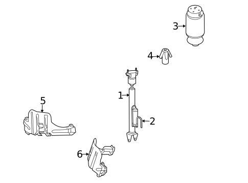 Shocks & Components for 2008 Mercedes-Benz ML320 #2