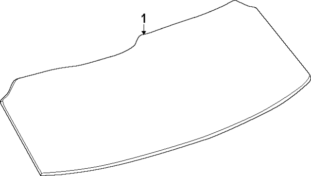 85074435 - : Lift Gate Glass for Cadillac: ESCALADE IQ Image