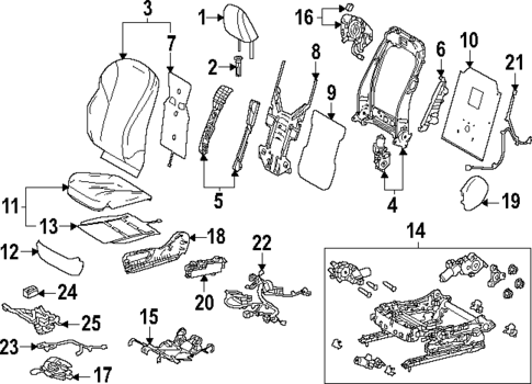 Power Seats for 2023 Lexus RX500h #4