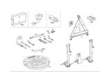 2205830015 - Tools and Accessories: Jack for Mercedes-Benz Image