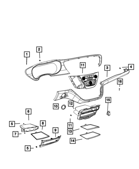 Instrument Panel for 2026 Chrysler Pacifica #1