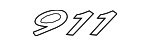 99155923102 - : Nameplate for Porsche: 911 Image