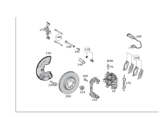 4209455 - Brake System: Bleed Valve for Mercedes-Benz: 250, 300S, C250, C300, C350, C350e, C400, C43 AMG, C450 AMG, C63 AMG, C63 AMG S, CL500, CL550, CL600, CL63 AMG, CL65 AMG, CLS400, CLS500, CLS550, E250, E320, E350, E400, E500, E550, GL320, GL350, GL450, GL550, GL63 AMG, GLC300, GLC43 AMG, GLE300d, GLE350, GLE400, GLE43 AMG, GLE450 AMG, GLE550e, GLE63 AMG, GLE63 AMG S, GLK250, GLK350, GLS350d, GLS450, GLS550, GLS63 AMG, ML250, ML320, ML350, ML400, ML450, ML500, ML550, ML63 AMG, R320, R350, R500, S350, S400, S430, S500, S55 AMG, S550, S600, S63 AMG, SL500, SL550 Image image
