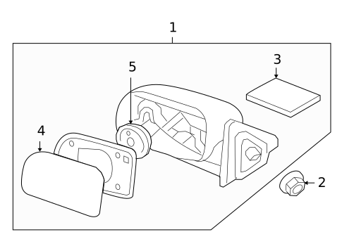 Mirrors for 2011 Hyundai Santa Fe #0