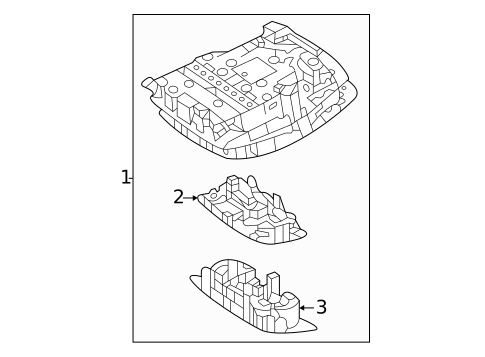 Overhead Console for 2022 Mercedes-Benz GLE 53 AMG&reg; SUV #0