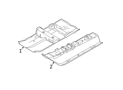 Floor & Rails for 2016 Nissan Juke #0