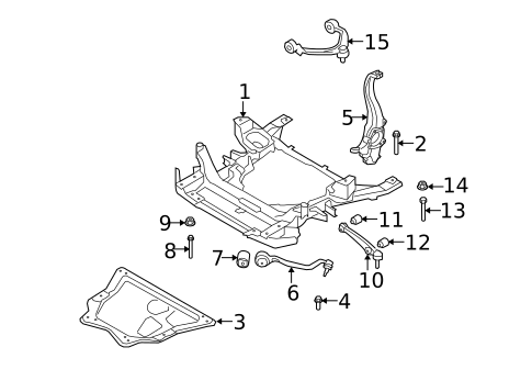 Suspension Components for 2011 BMW X5 #2