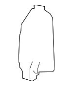 8K1819422A - HVAC: Evaporator Core Cover for Audi: A4, A4 Quattro, A5, A5 Quattro, allroad, Q5, RS5, S4, S5, SQ5 Image