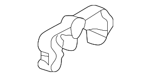 8K0820536A - HVAC: A/C Refrigerant Line Bracket for Audi Image