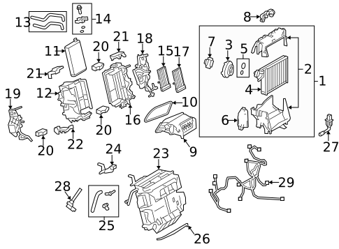 Condenser, Compressor & Lines for 2012 Audi A4 Quattro #1