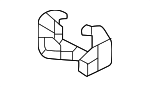 81262TG1T01 - Body: End Cap for Honda Image